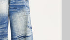 American Retro Sweet Cool Printed Wide-leg Jeans Women's Loose Slimming